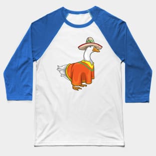 Duck Mexican hat Poncho Baseball T-Shirt